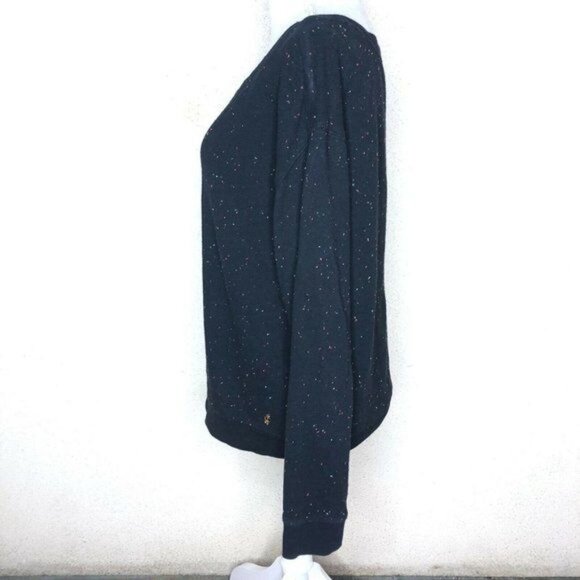 Juicy Couture Black Crewneck Solid Print Sweater - Picture 2 of 7